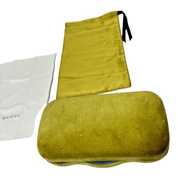 GUCCI Oversized XL Felt Sunglasses Case with Cleaning Cloth & Bag - Authentic - Picture 8 of 14